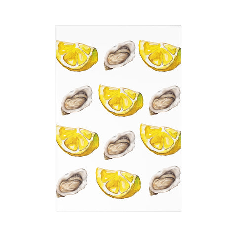 Oyster and Lemon Note Cards